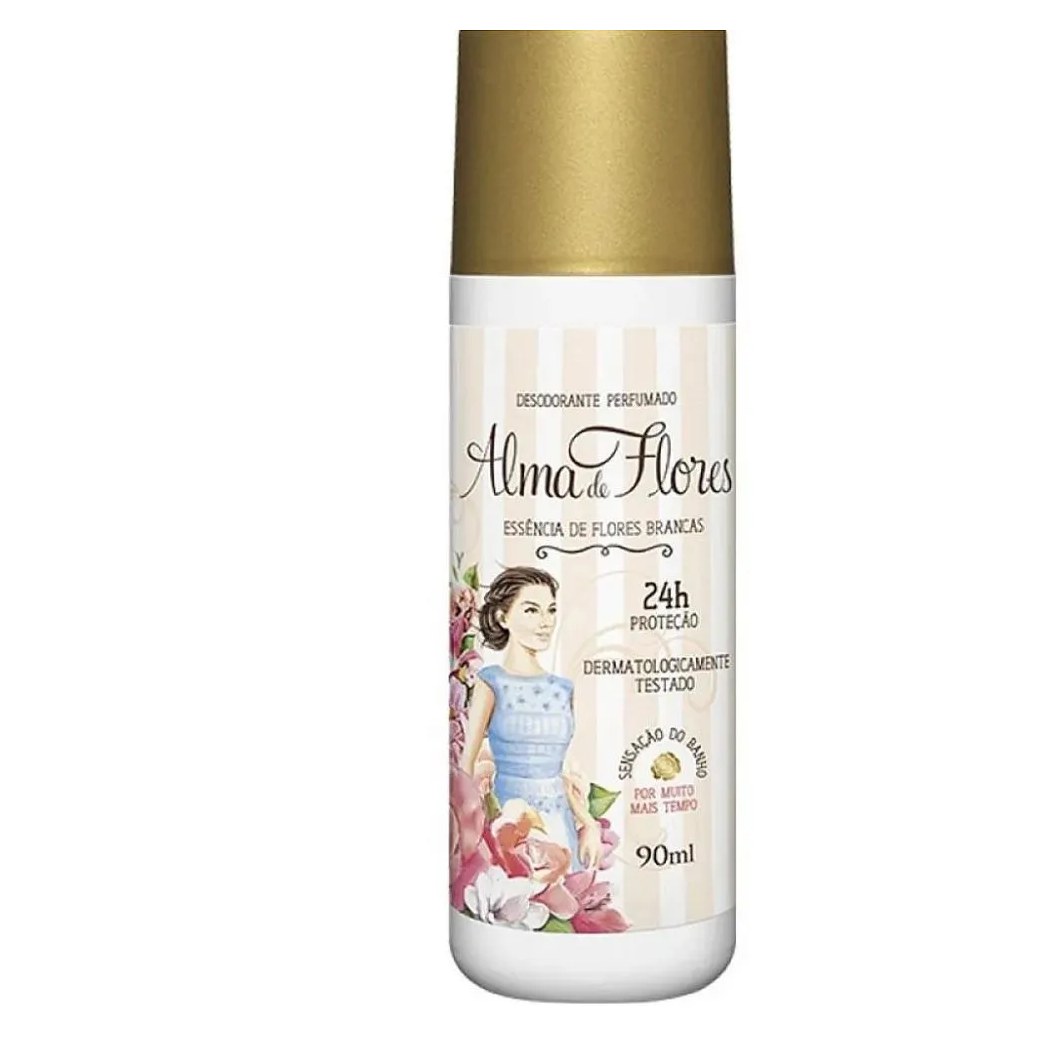 Desesodorante Spray Alma Flores   Flores Brancas 90Ml