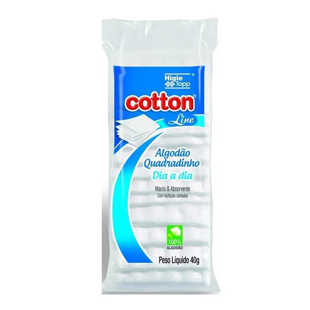 Algodão Quadradinho Cotton Line 40G