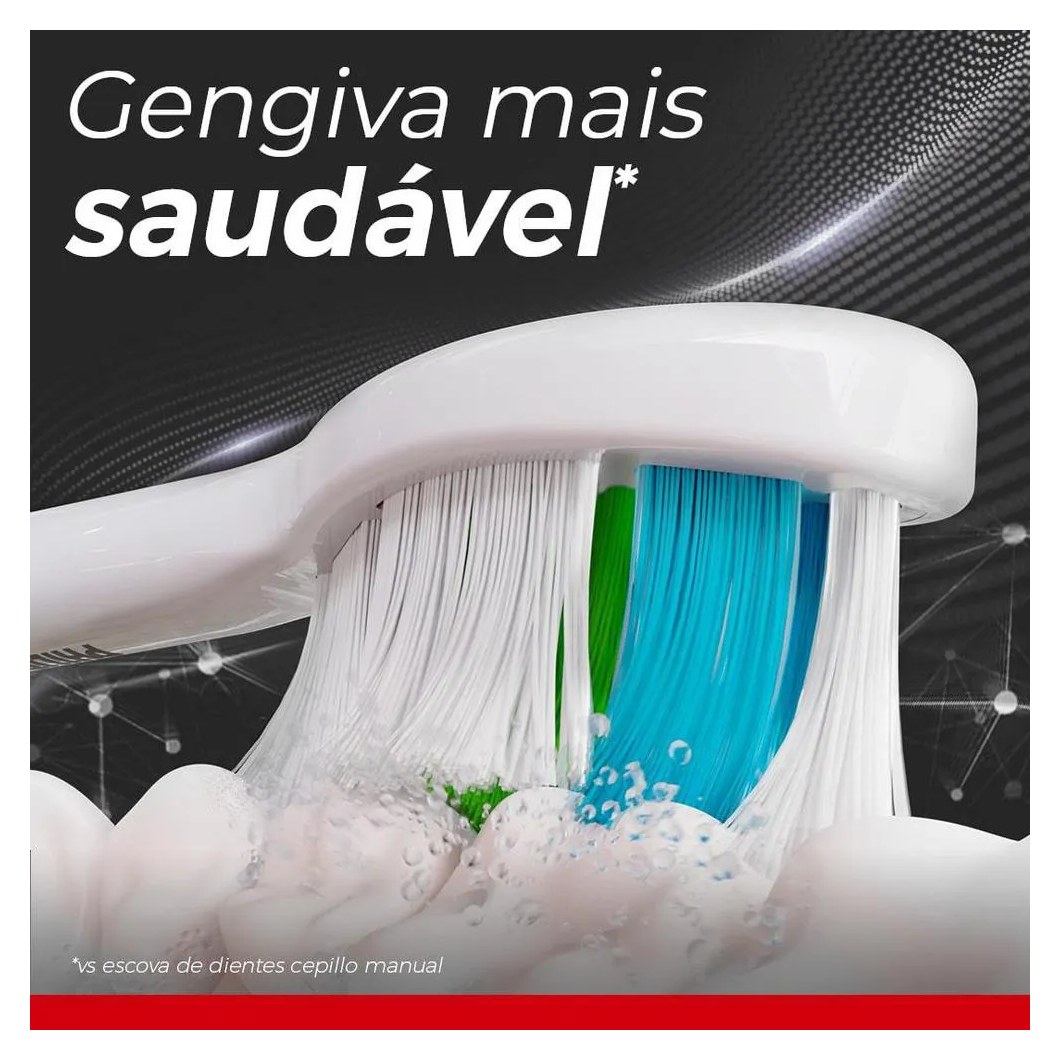 Escova de Dente Elétrica Philips Colgate SonicPro 50 + 2 Refis + 1 Estojo