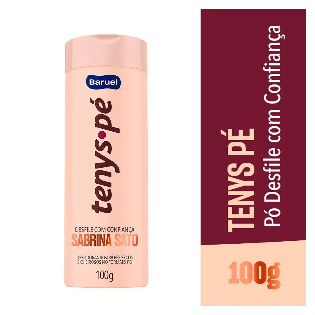 Tenys Pé Baruel Pó Sabrina Sato 100G