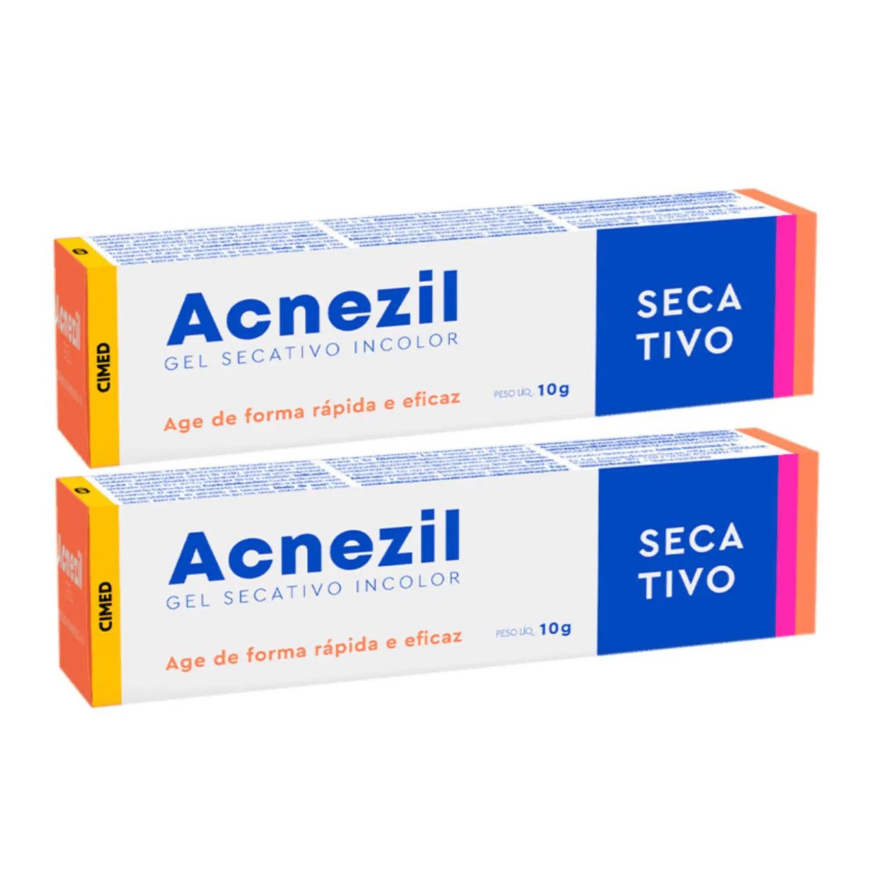 Kit C2 Acnezil Gel Secativo Incolor Acnes e Cravos - Cimed