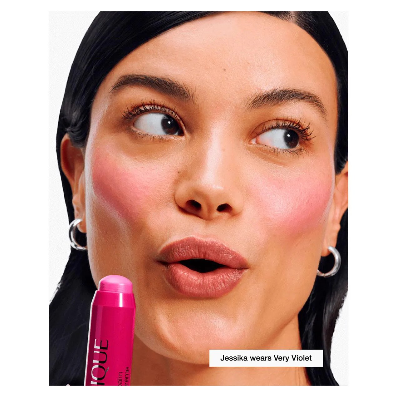 Blush em Batsão Clinique Chubby Stick 6g - Very Violet