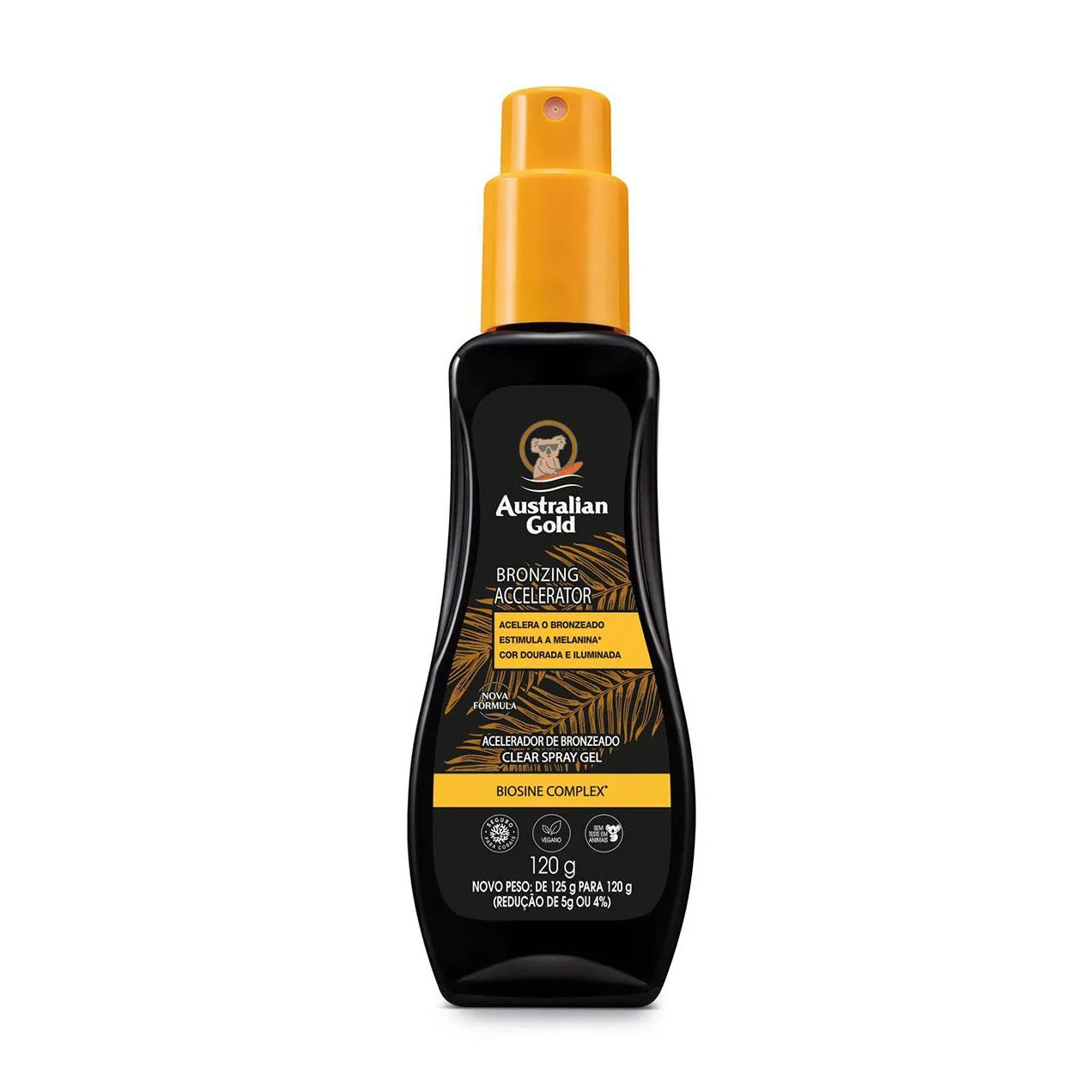 Acelerador de Bronzeado Australian Gold Clear Spray Gel 120g