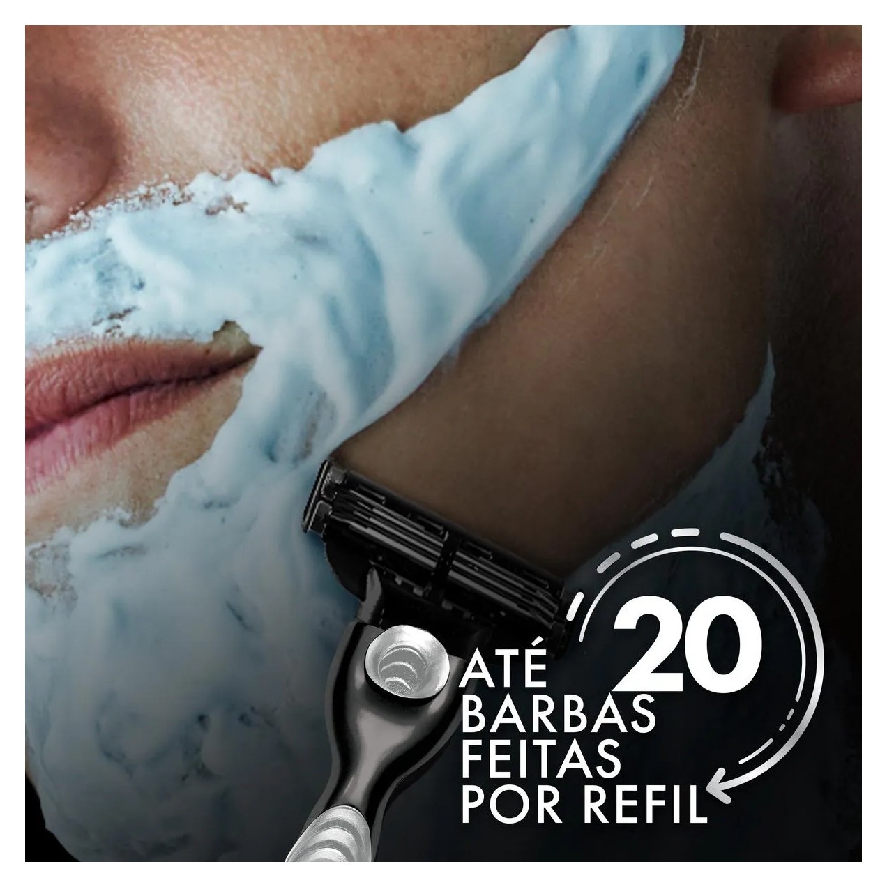 Carga para Aparelho de Barbear Gillette Mach3 com 8 unidades
