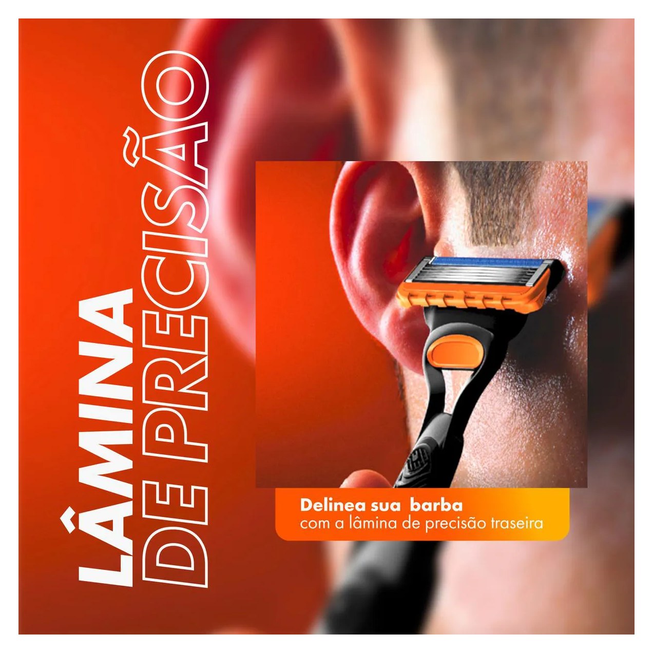 Carga para Aparelho de Barbear Gillette Fusion 5 - 4 unidades