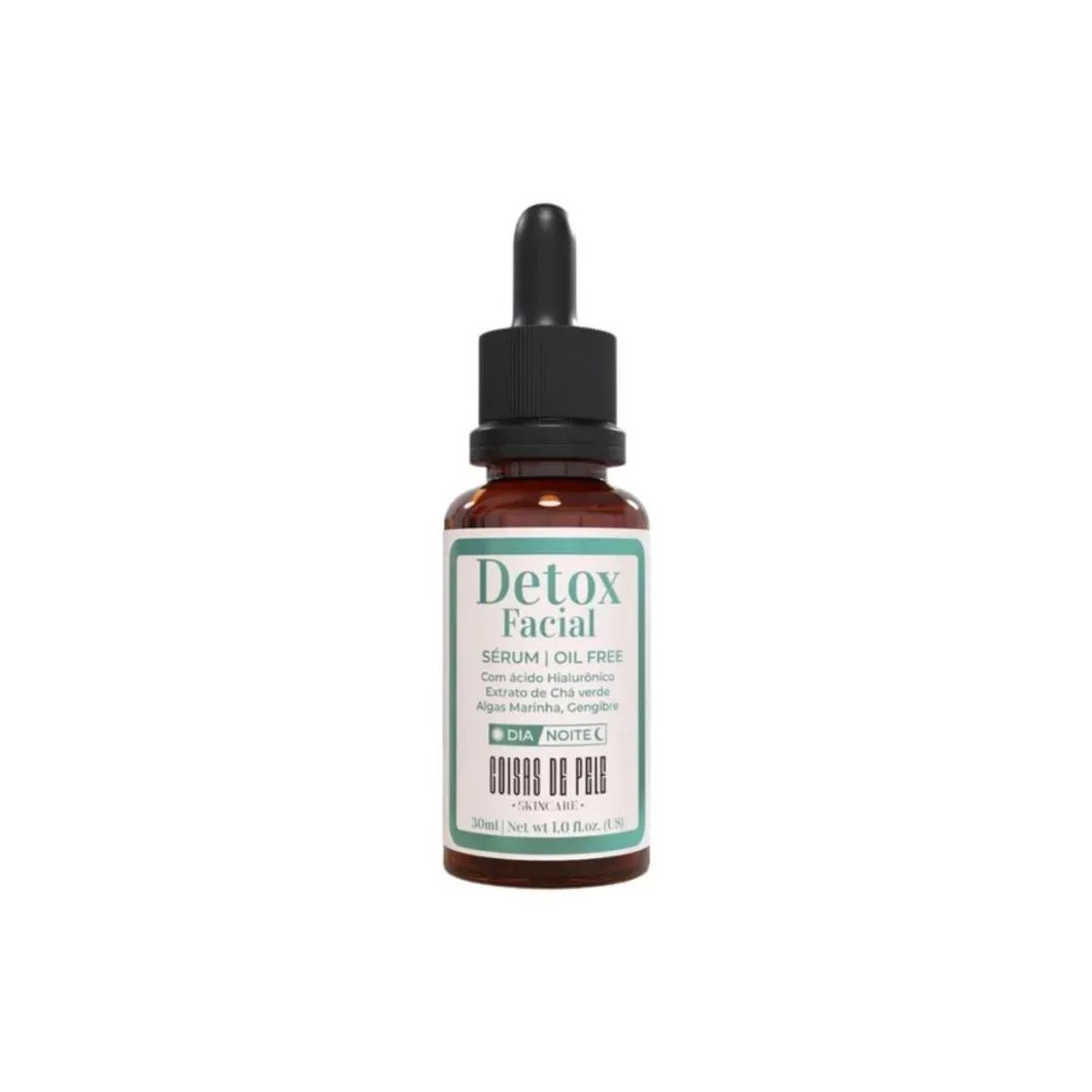 Sérum Facial Coisas de Pele Detox Oil Free Controle Oleosidade 30 Ml