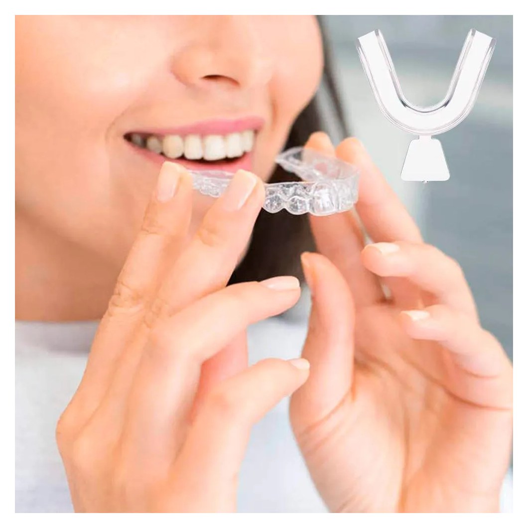 Kit 6 Moldeiras Clareamento Dental Termomoldável Silicone