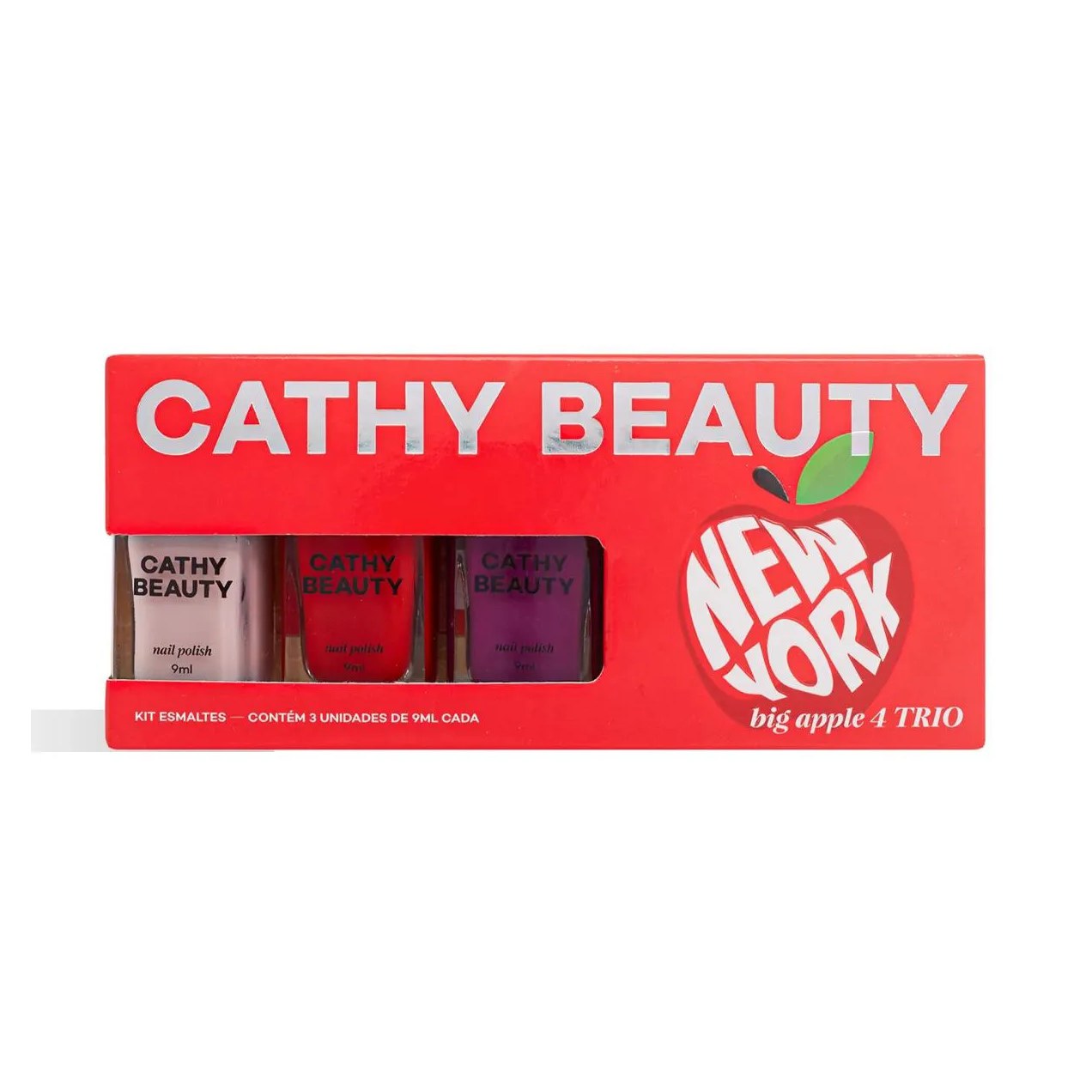 Cathy Beauty Kit Esmalte Big Apple 4 Trio