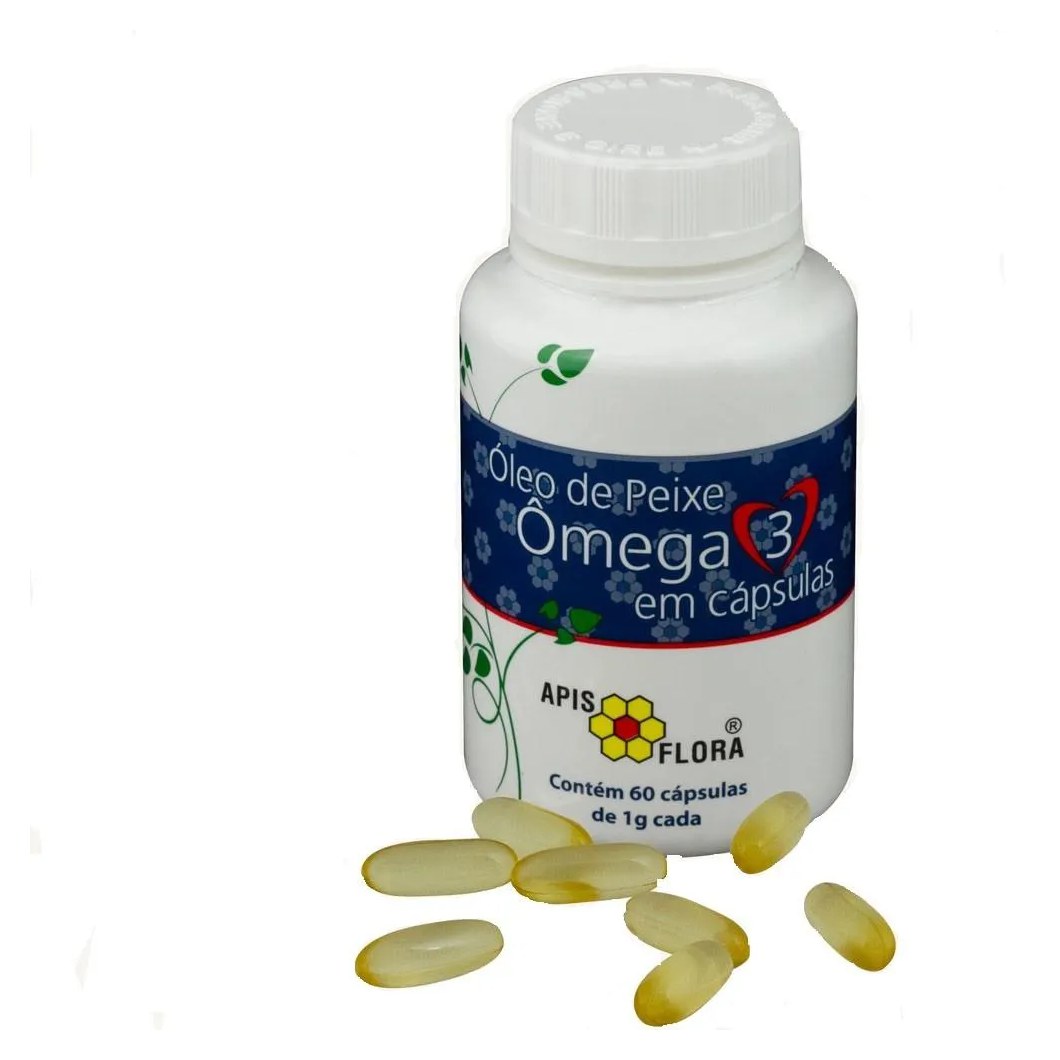 Óleo de Peixe Ômega 3 Apis Flora 60 Cápsulas