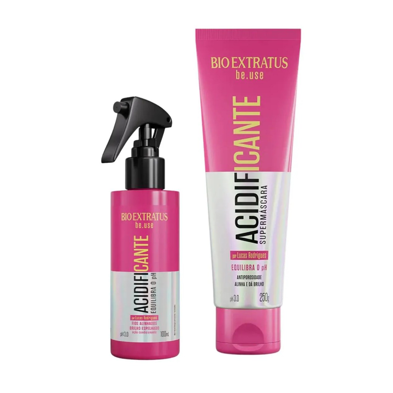 Kit Bio Extratus Máscara e Spray Acidificante Be.use 250G