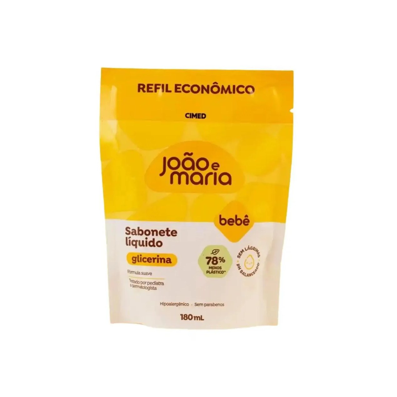 Sabonete Líquido João e Maria Glicerina Refil 180Ml