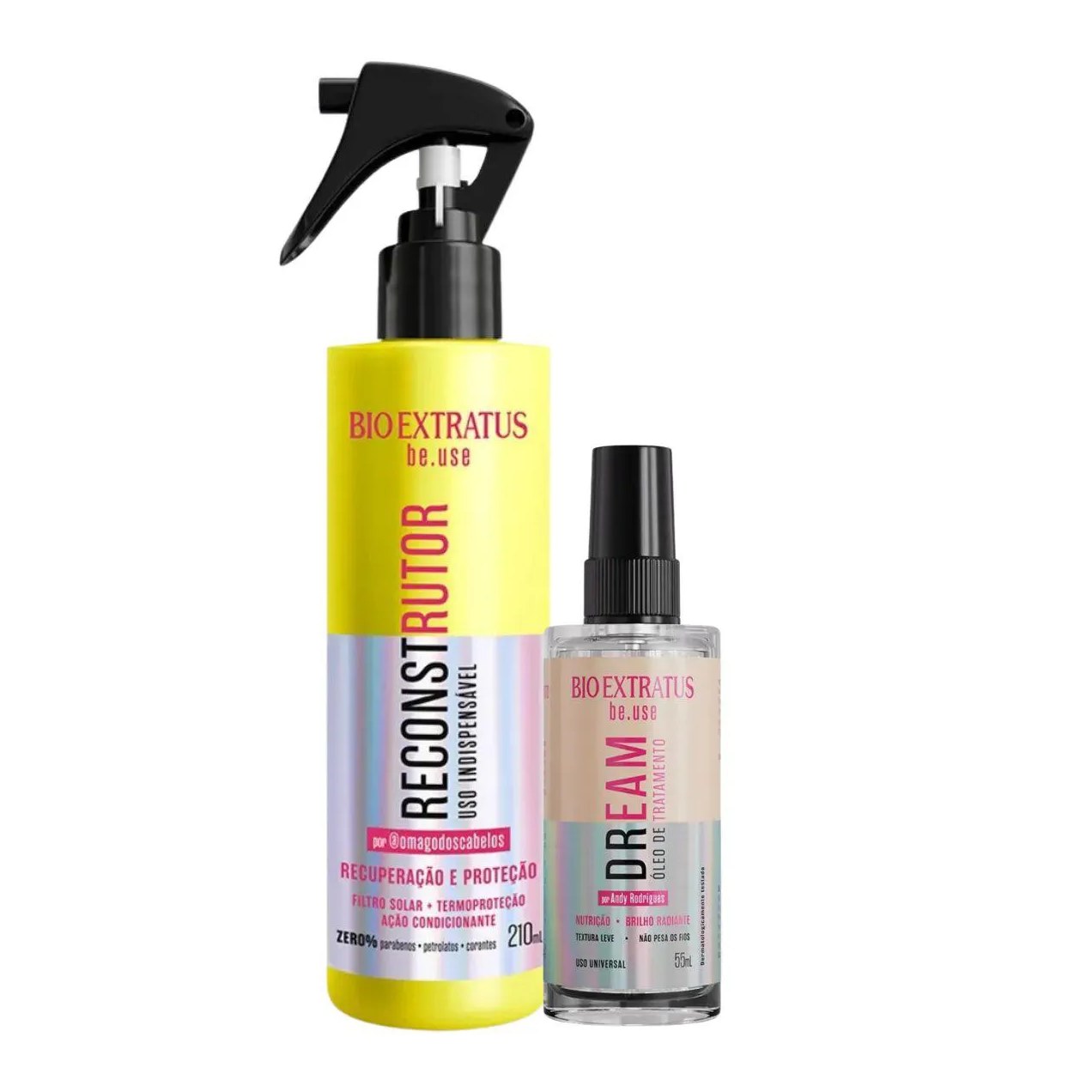 Kit Be.use 1 Finalizador Reconstrutor 1 Óleo Dream Bio Extratus