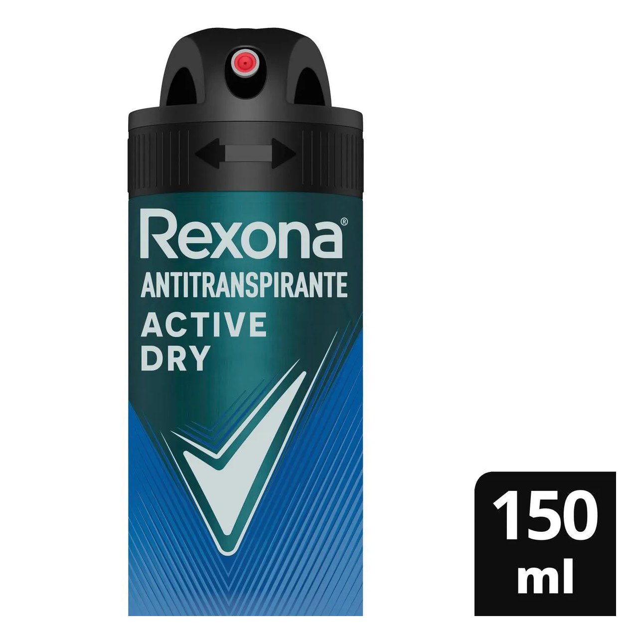 Desodorante Antitranspirante Aerosol Rexona Men Active Dry Masculino 72h 150ml
