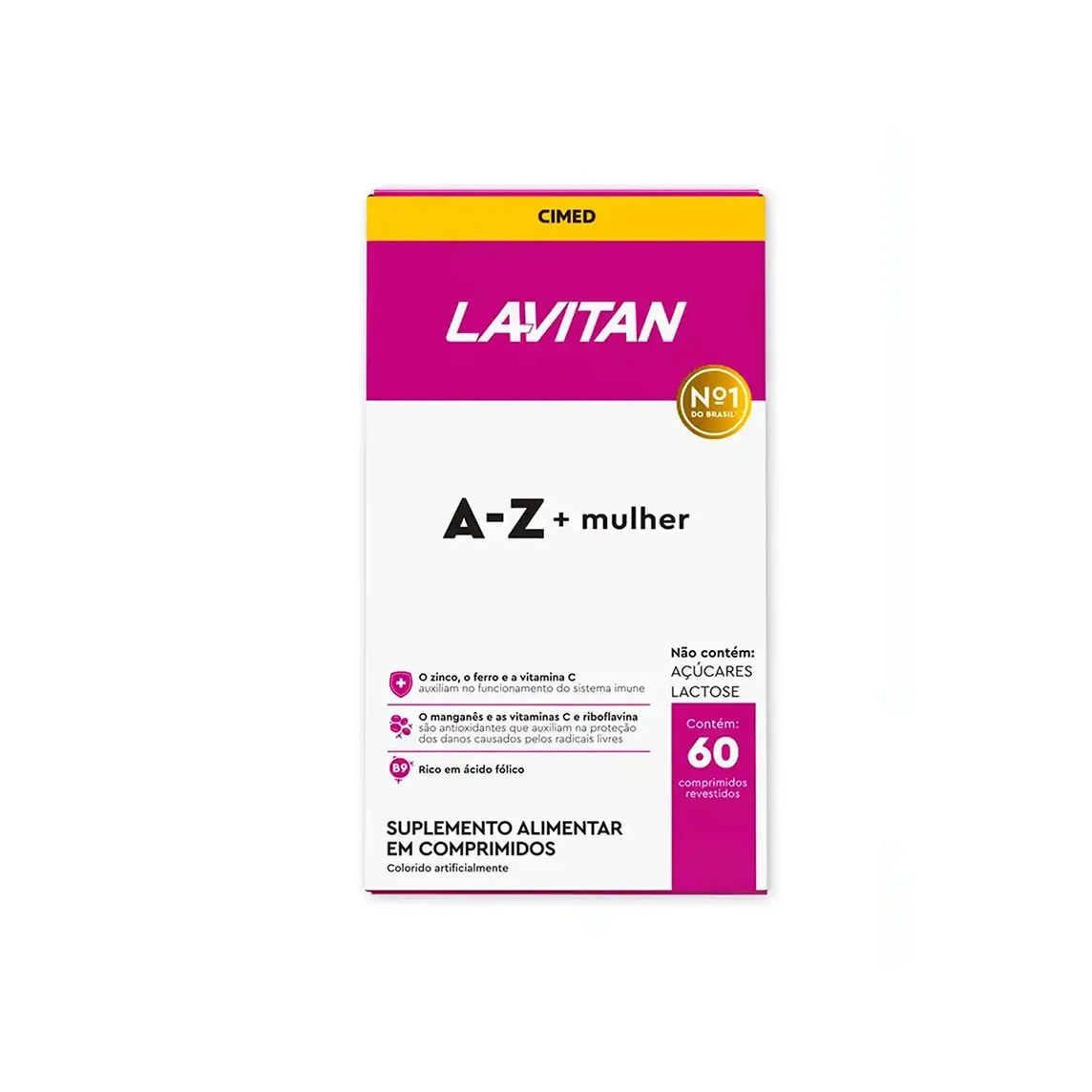Lavitan A-z Mulher Povitamínico 60 comprimidos - Cimed