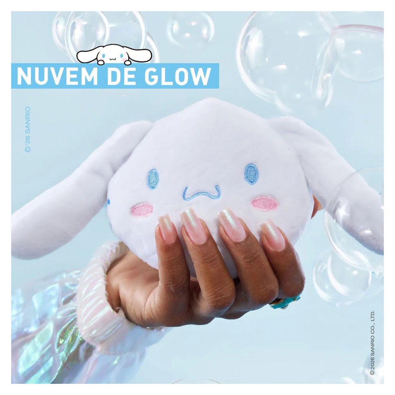 Esmalte Colorama Hello Kitty and Friends 8ml - Nuvem de Glow