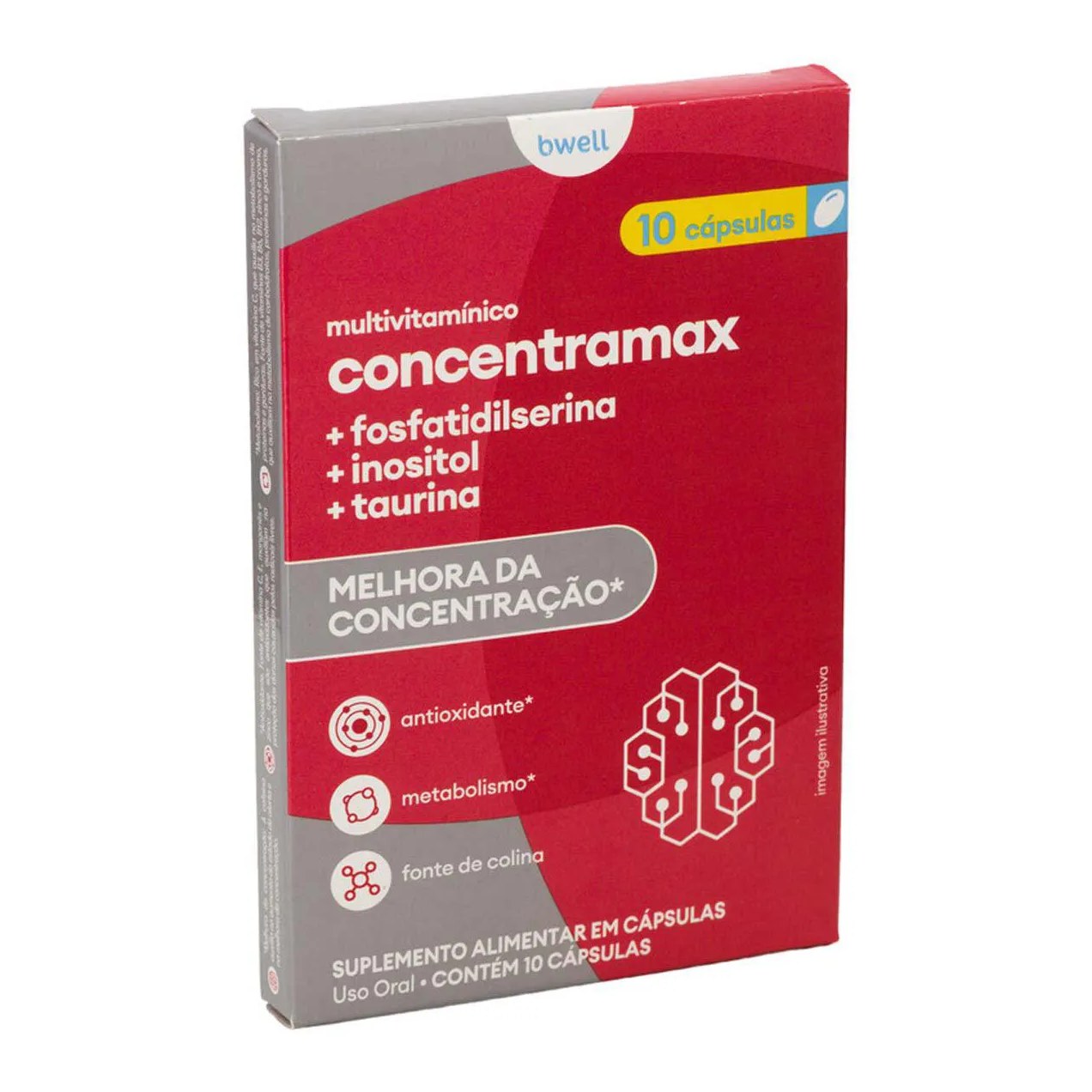 Bwell Multivitamínico Concentramax 10 cápsulas