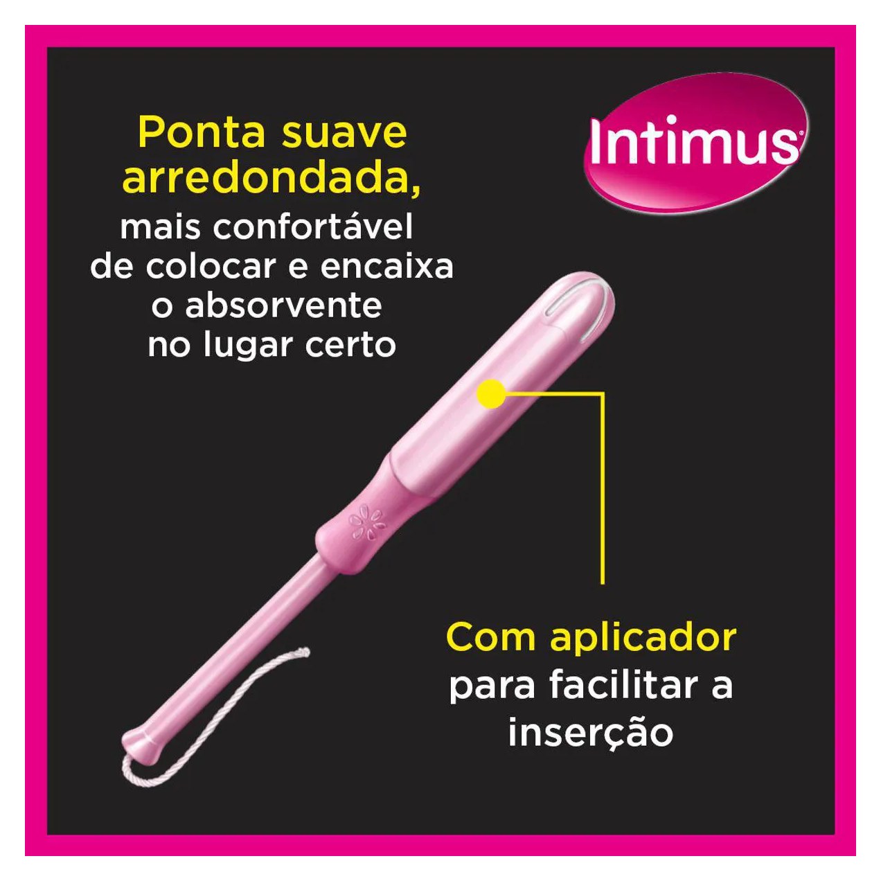 Absorvente Interno Intimus Sport Super com Aplicador 8 unidades