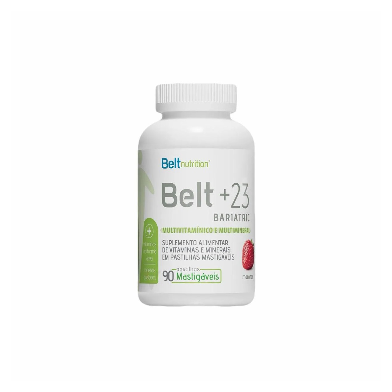 Belt+23 Morango - 90 Pastilhas Mastigáveis
