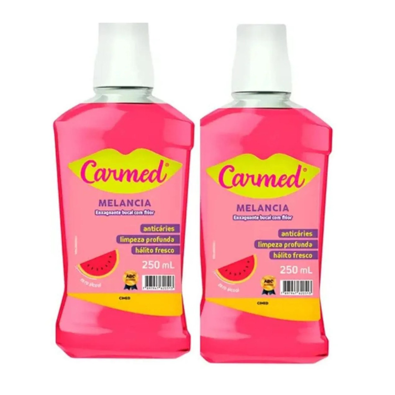 Cimed Carmed Kit 2und. Enxaguante Bucal Melancia com Flúor 250ml