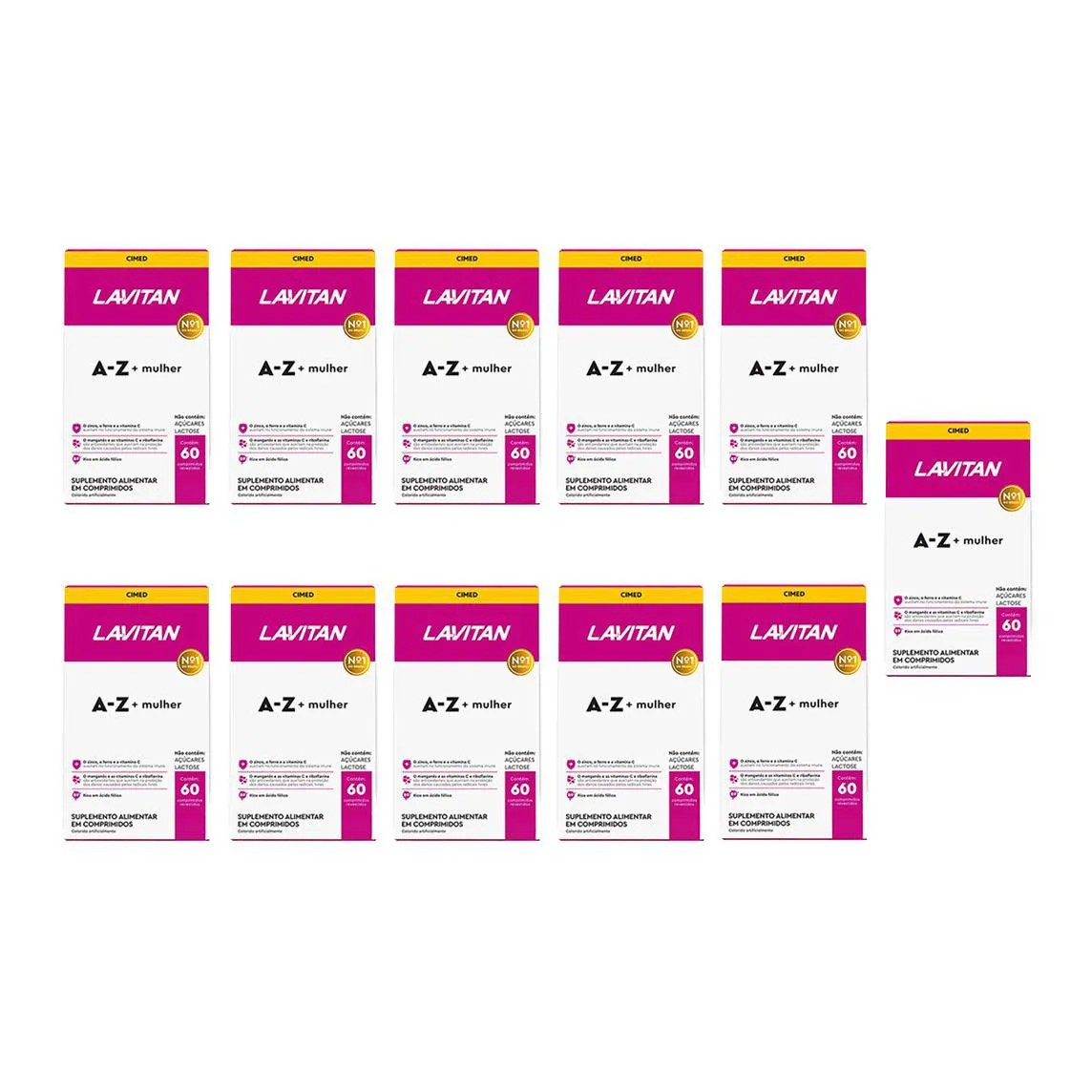 Kit 11 Lavitan A-Z Mulher Suplemento 60 Cápsulas - Cimed