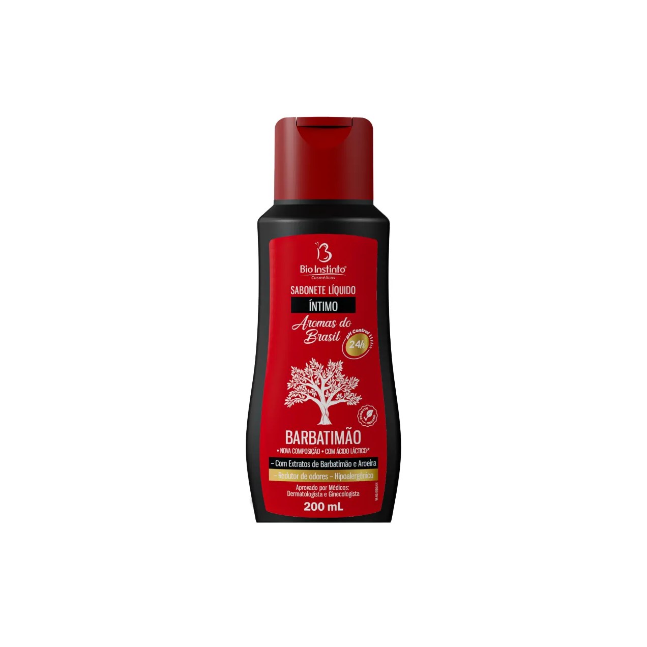 Sabonete Líquido Íntimo Bio Instinto Aromas do Brasil Barbatimão e Aroeira 200ml
