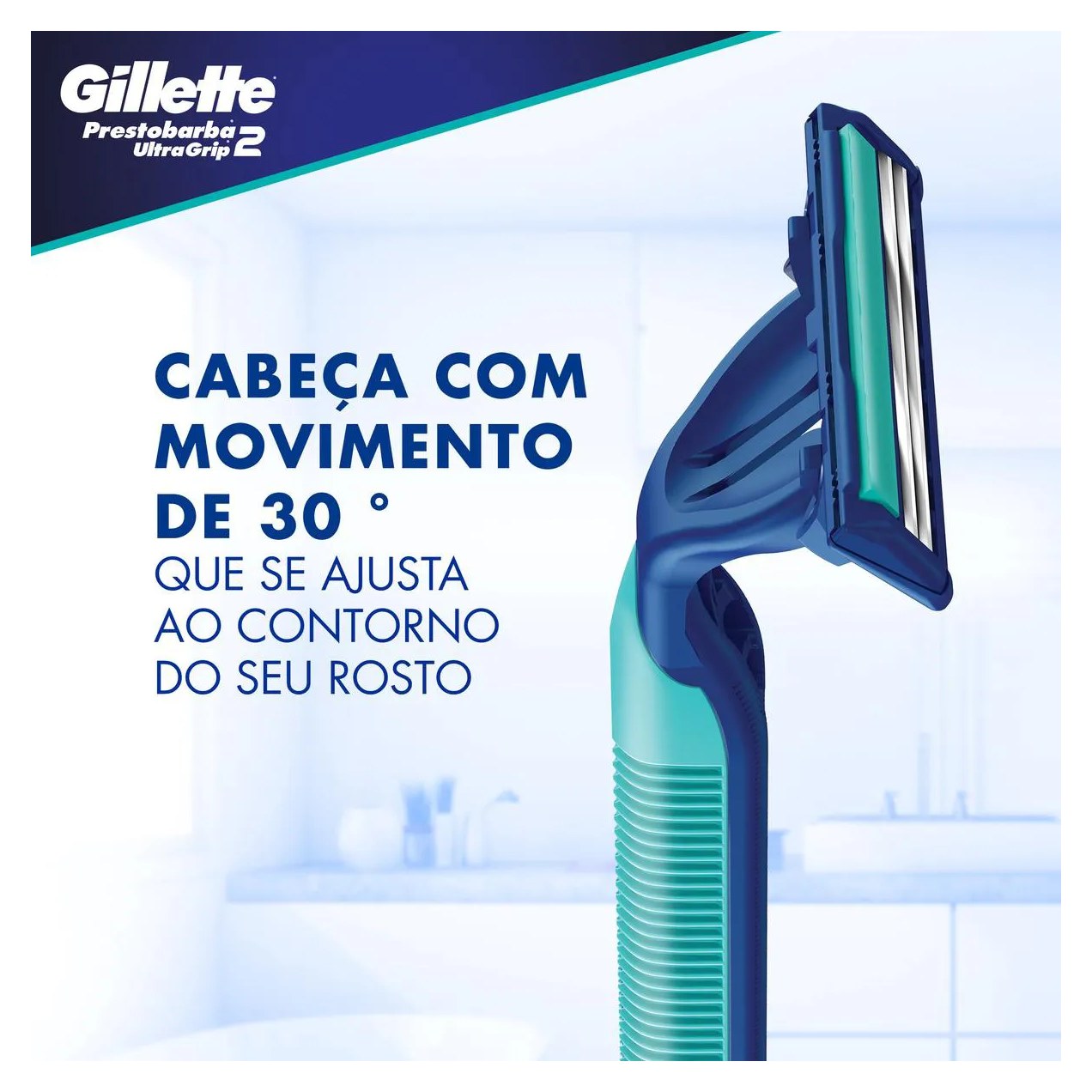 Aparelho de Barbear Gillette Prestobarba Ultragrip2 2 unidades