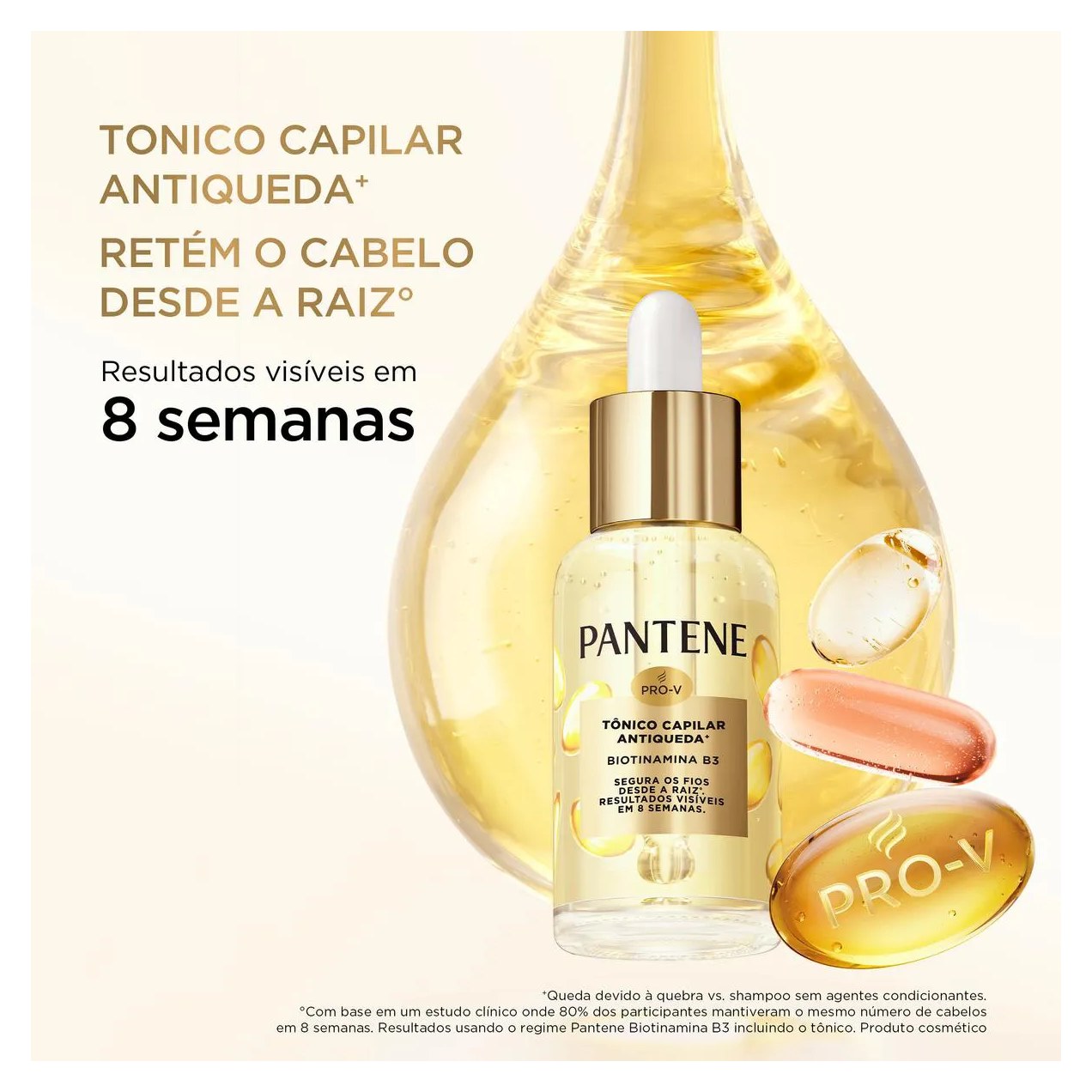 Tônico Capilar Antiqueda Pantene Pro-V Biotinamina B3 52ml