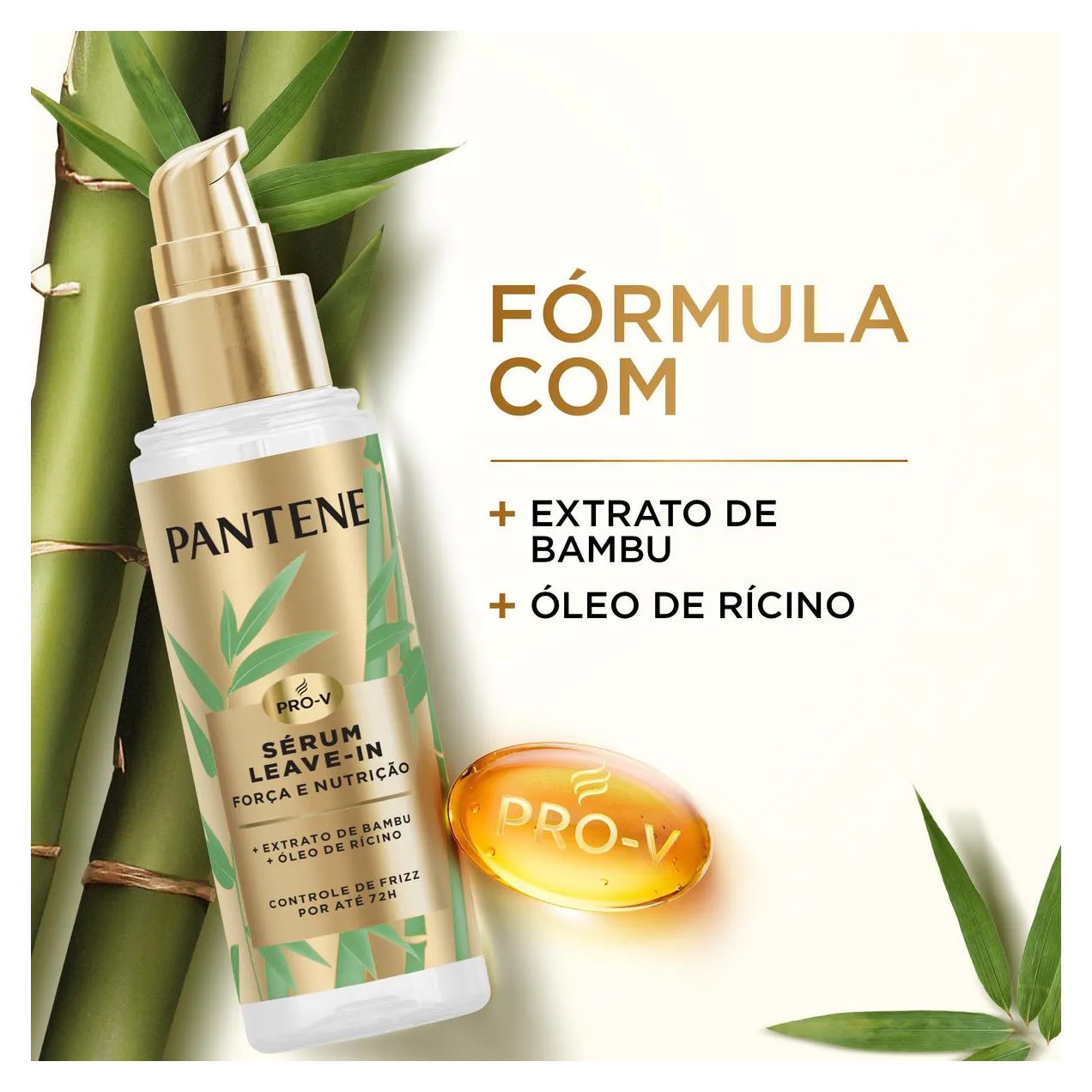 Sérum Capilar Leave-In Pantene Bambu Força e Nutrição 95ml