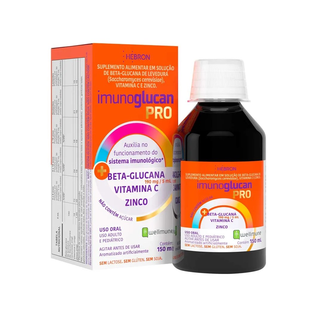 Suplemento Alimentar Imunoglucan Pro Suspensao Oral 150ml