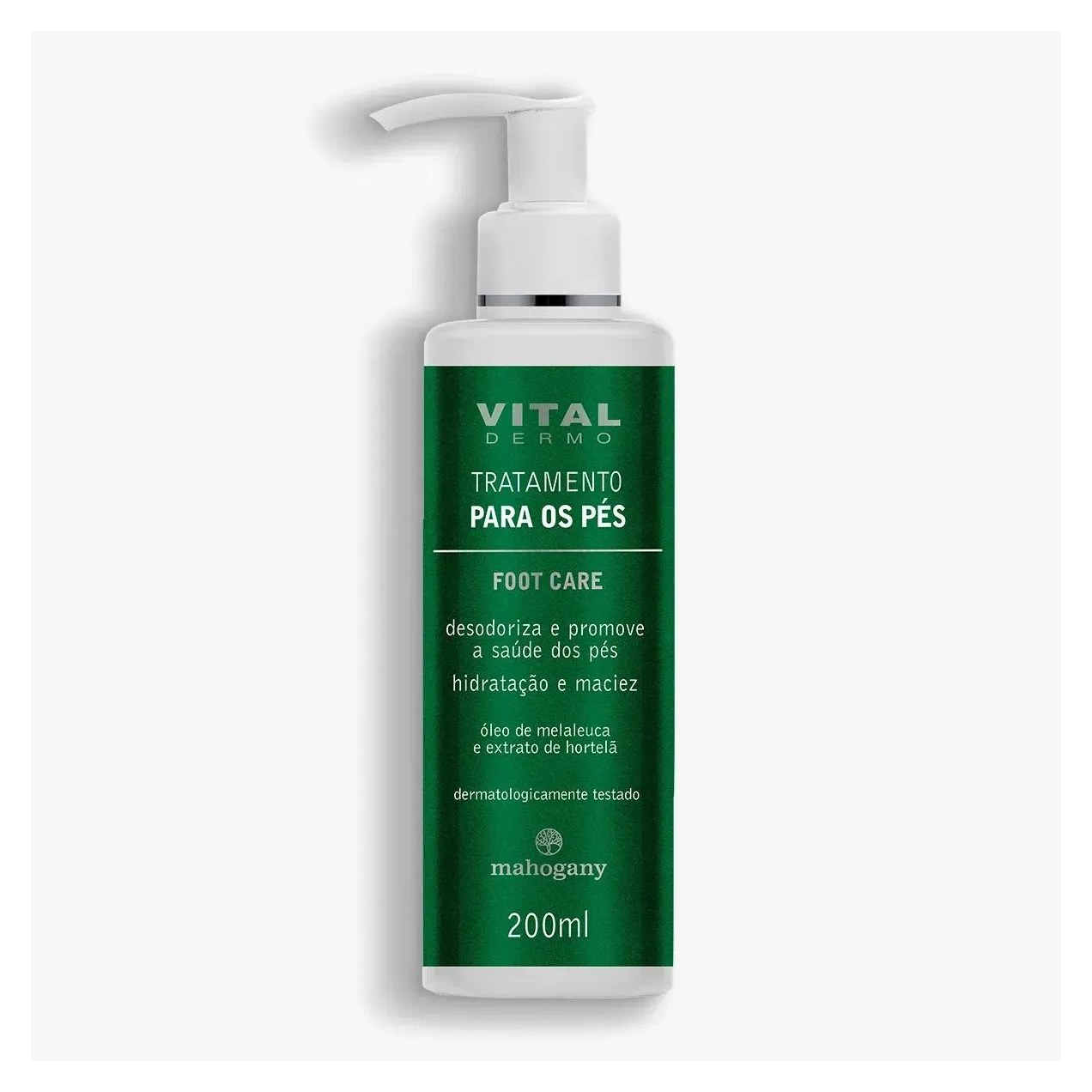 Mahogany Creme Tratamento Pes Foot Care Vital Dermo 200ml