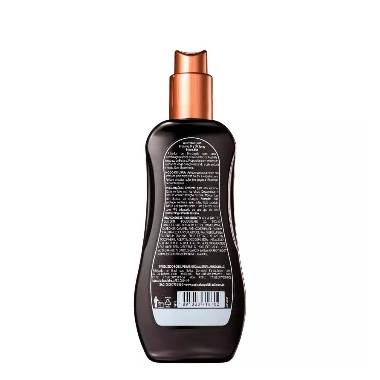 Óleo Autobronzeador Corporal Intensificador Australian Gold Intensifier 237ml