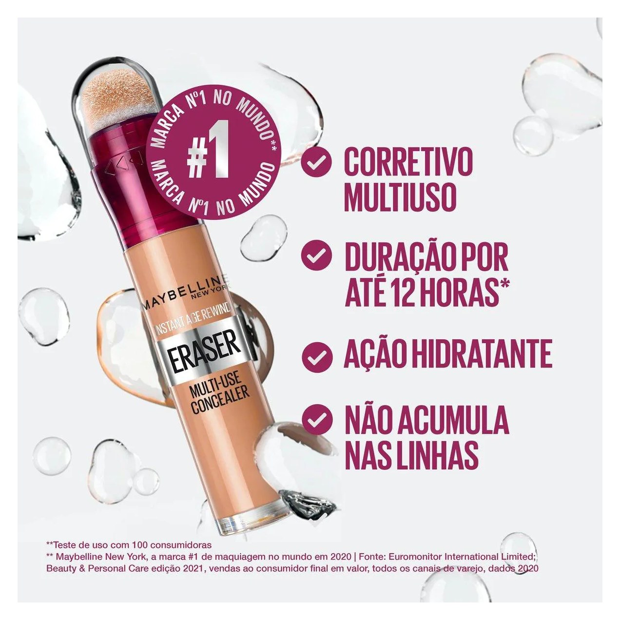 Corretivo Líquido Maybelline Eraser Instant Age Rewind 5,9ml - 140 Honey