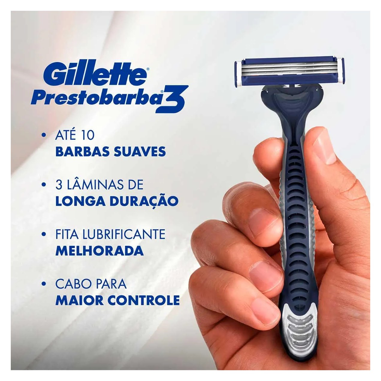 Aparelho de Barbear Descartável Gillette Prestobarba 3 com 4 unidades