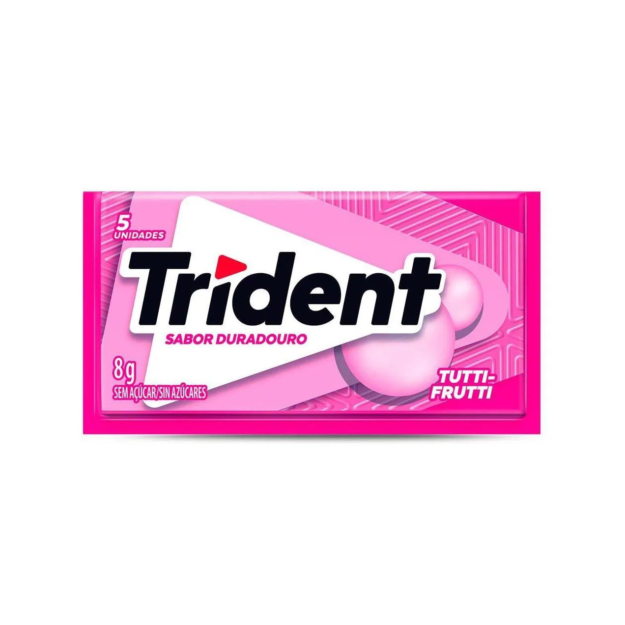 Goma de Mascar Trident Tutti-Frutti Sem Açúcar 8g
