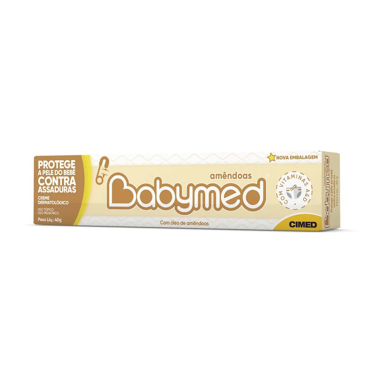 Creme para Assaduras Babymed Amêndoas 45g