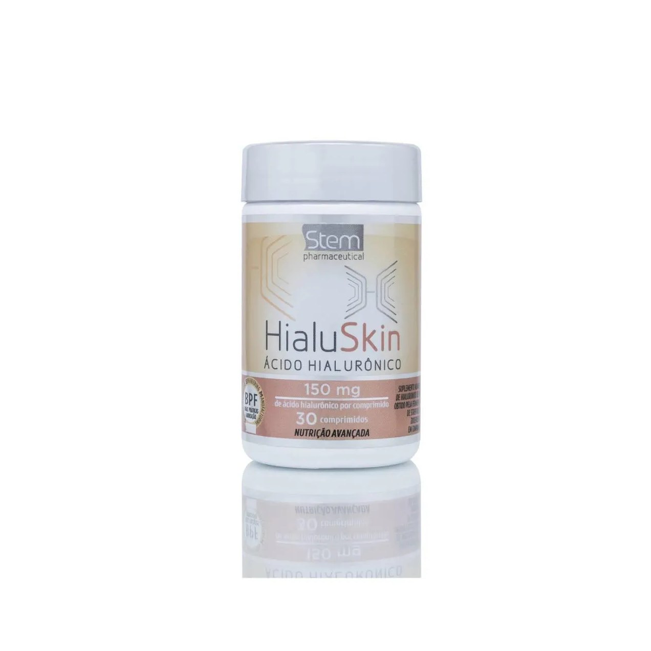 HialuSkin Ácido Hialurônico 150gm Stem com 30 comprimidos