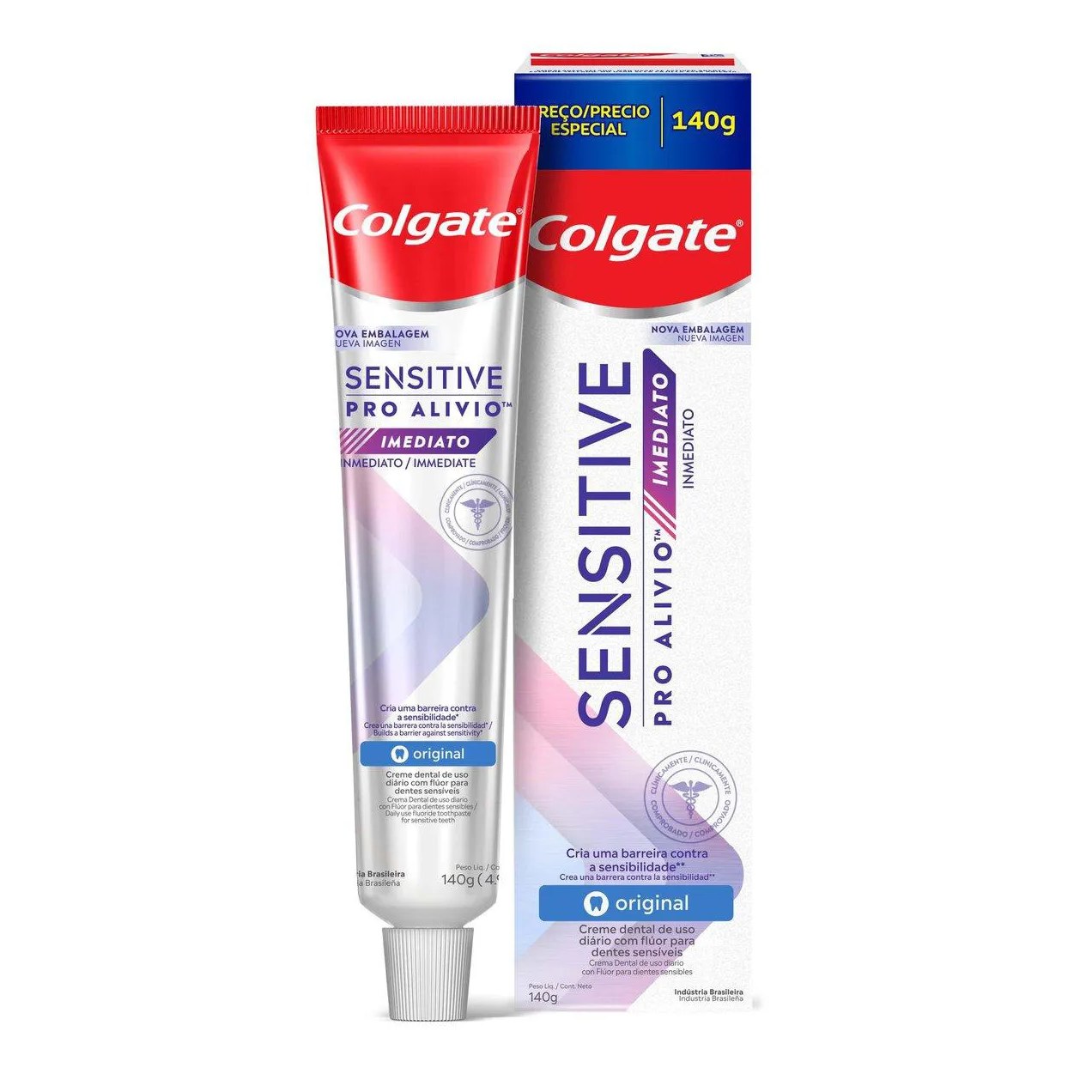 Pasta de Dente Colgate Sensitive Pro-Alívio Imediato com 140g