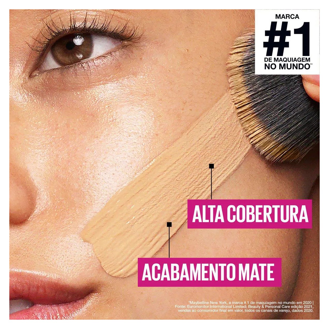 Base Longa Duração Maybelline Superstay Full Coverage 30ml - 312 Golden