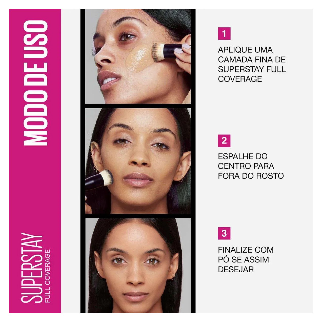 Base Longa Duração Maybelline Superstay Full Coverage 30ml - 312 Golden