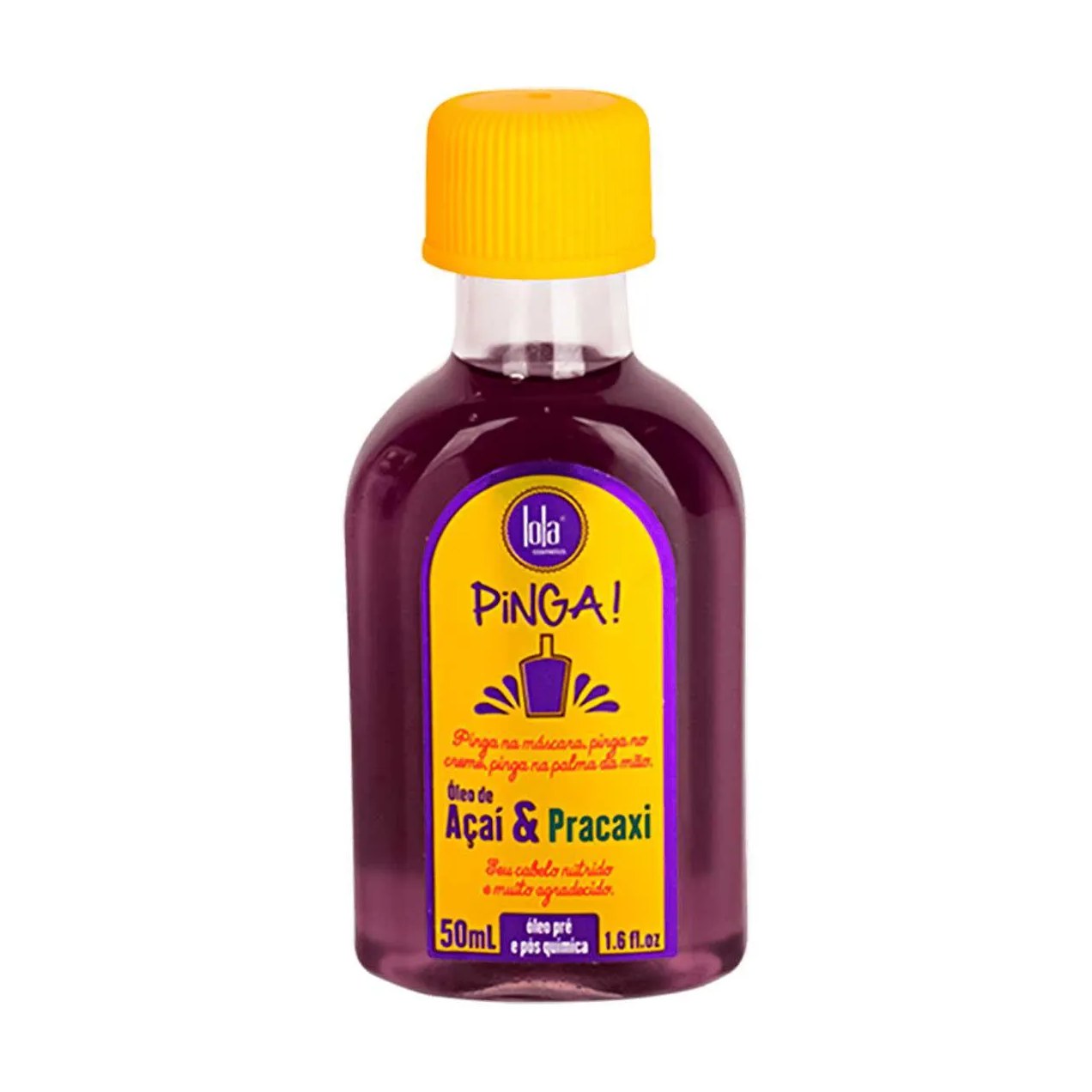 Óleo Capilar Lola Pinga Açaí e Pracaxi com 50ml