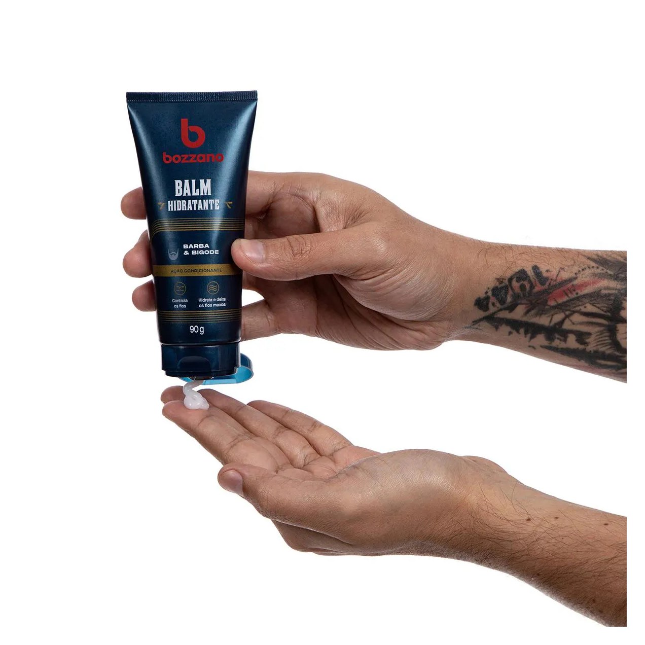Bálsamo Barba e Bigode Bozzano Hidratante com 90g