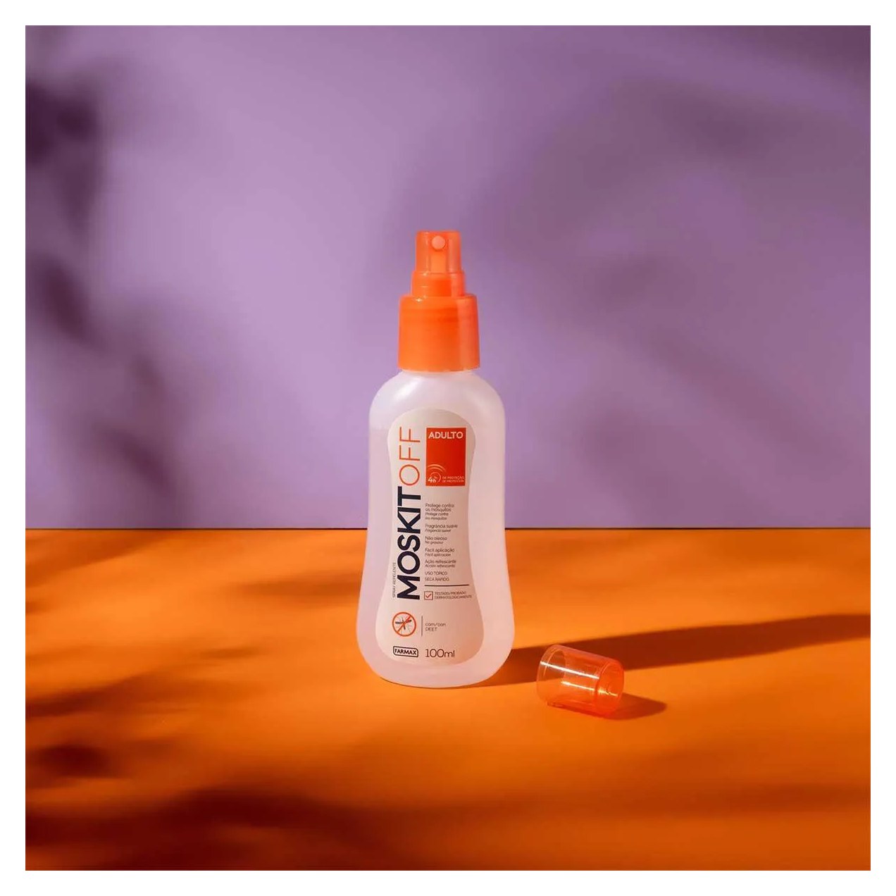Repelente de Inseto Adulto Moskitoff com DEET Spray 100ml