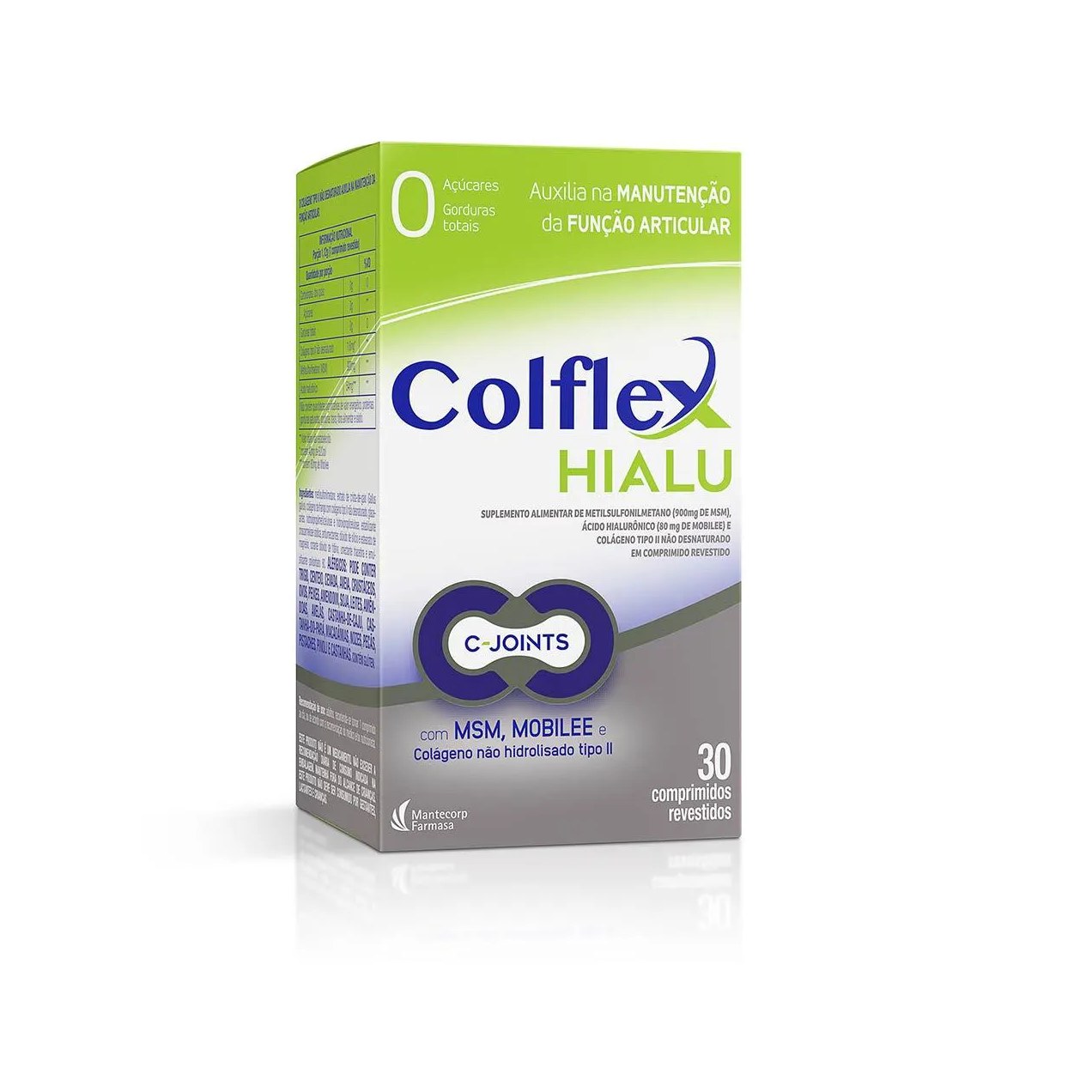 Suplemento Alimentar Colflex Hialu com 30 Comprimidos