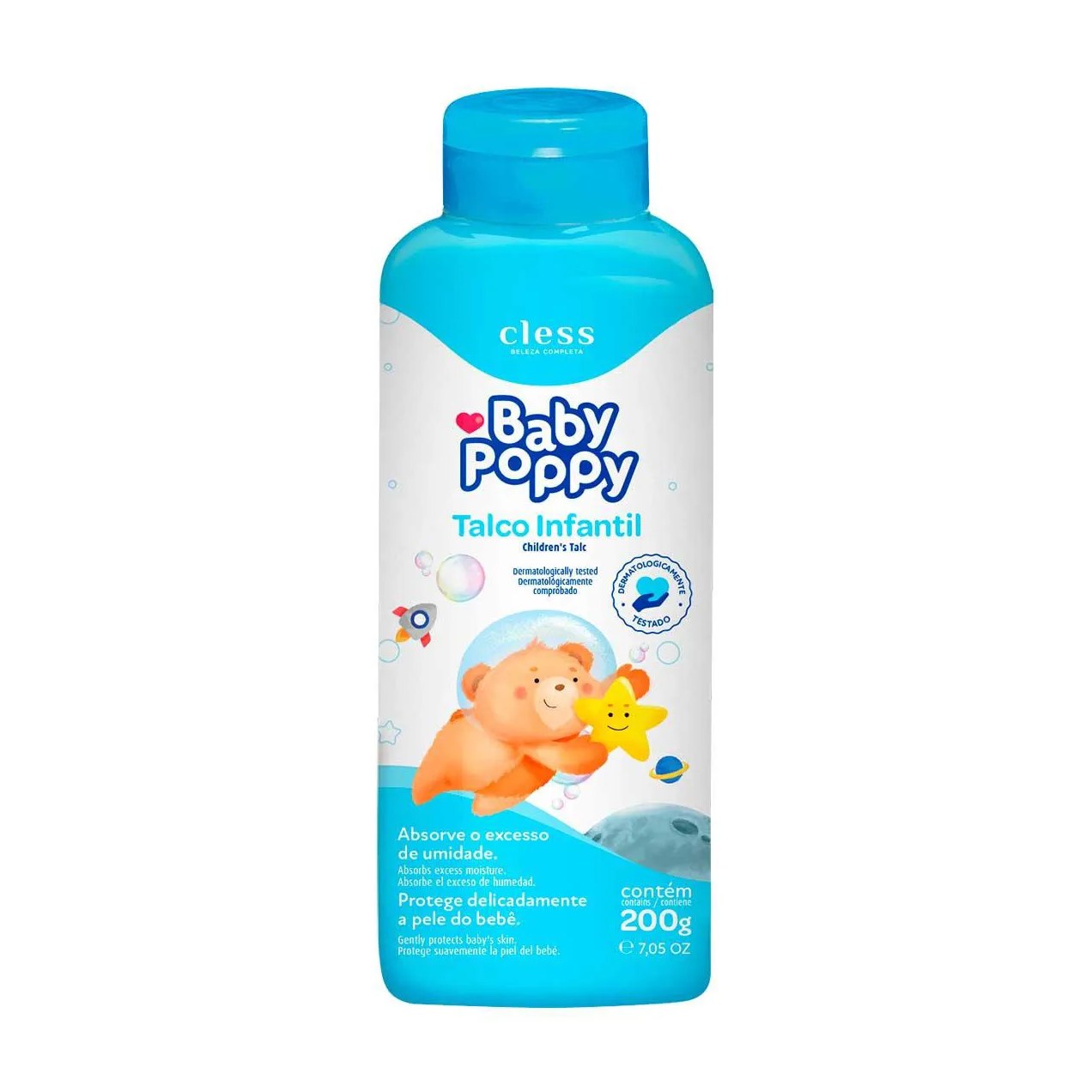 Talco Baby Poppy Infantil 200g