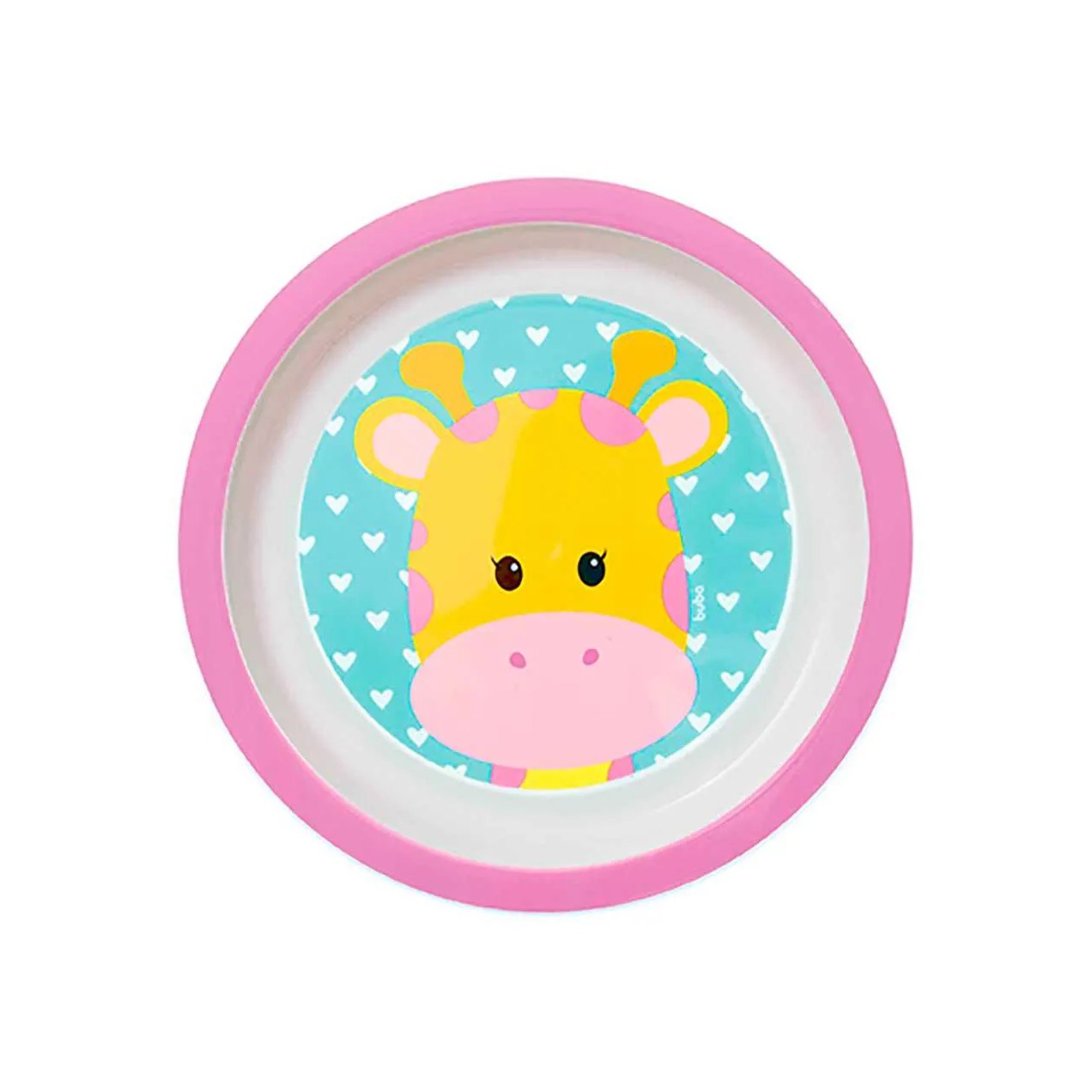 Prato Raso Buba Baby Animal Fun Girafa 1 unidade