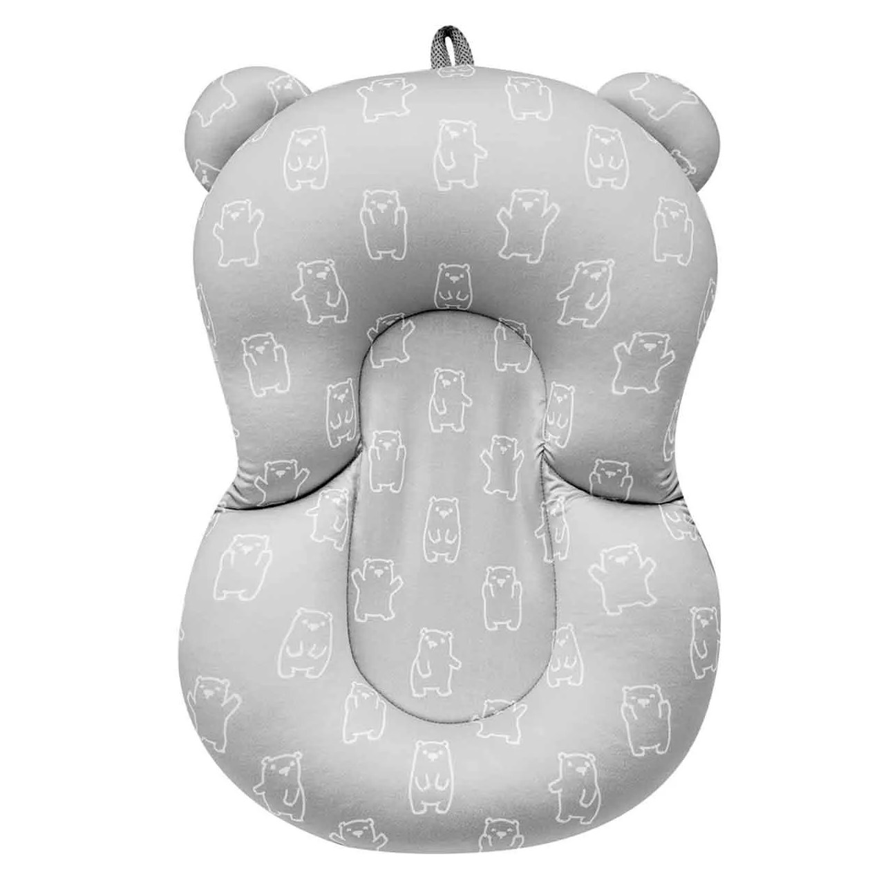 Almofada para Banho Buba Baby Ursinho Cinza 1 unidade