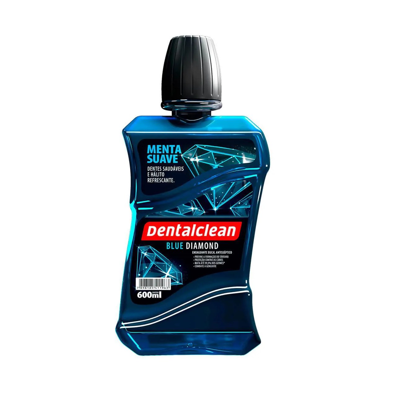 Enxaguante Antisséptico Bucal DentalClean Blue Diamond com 600ml