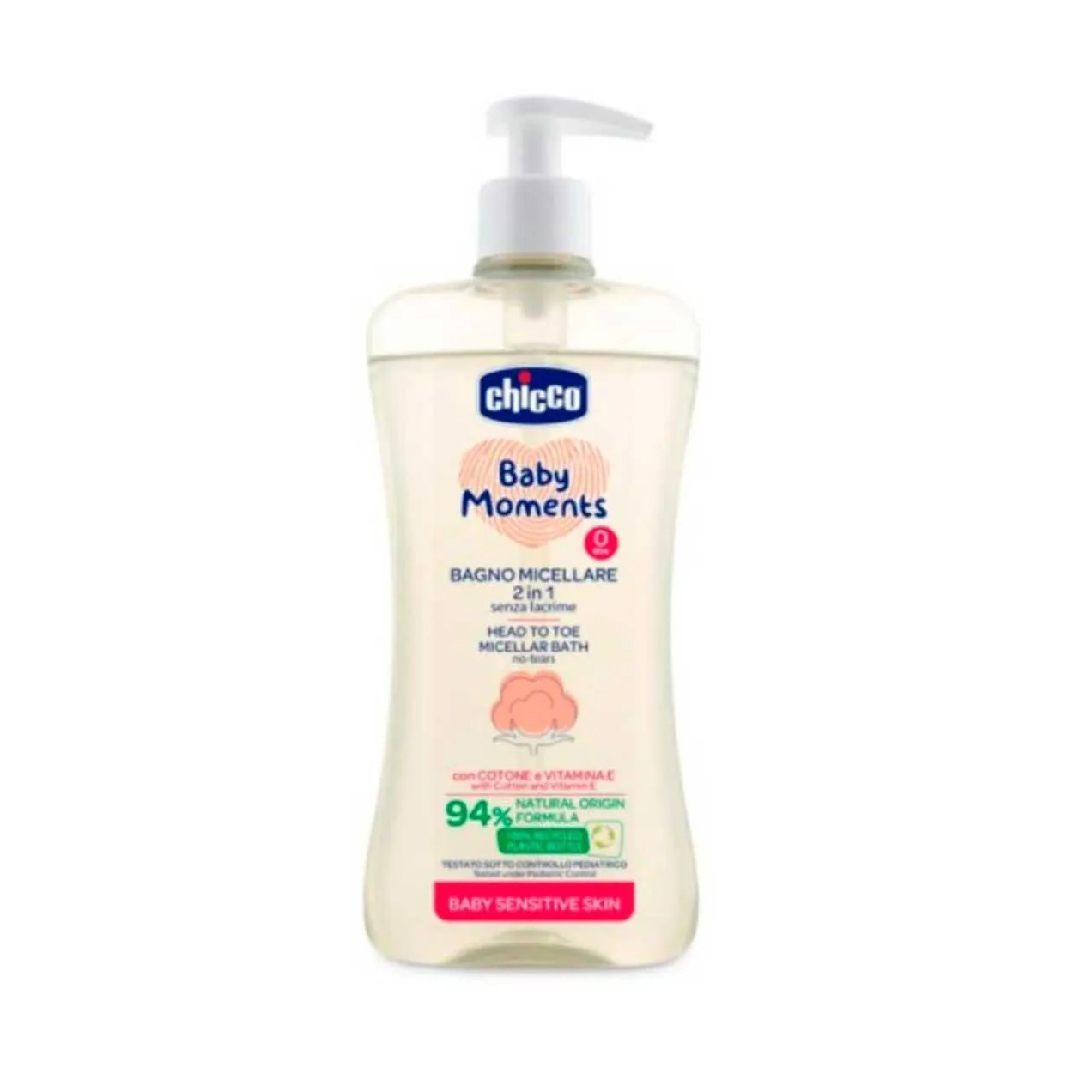 Gel de Banho Chicco Baby Moments Bagno Micellare 500ml