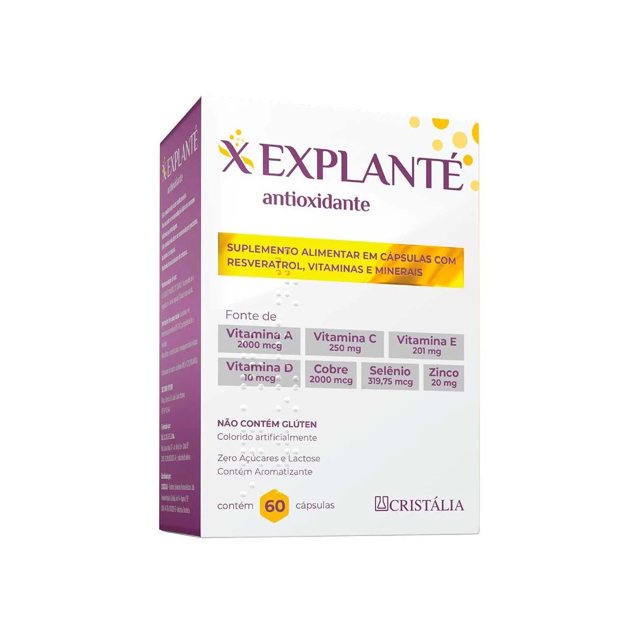 Polivitamínico Explanté Antioxidante 60 cápsulas