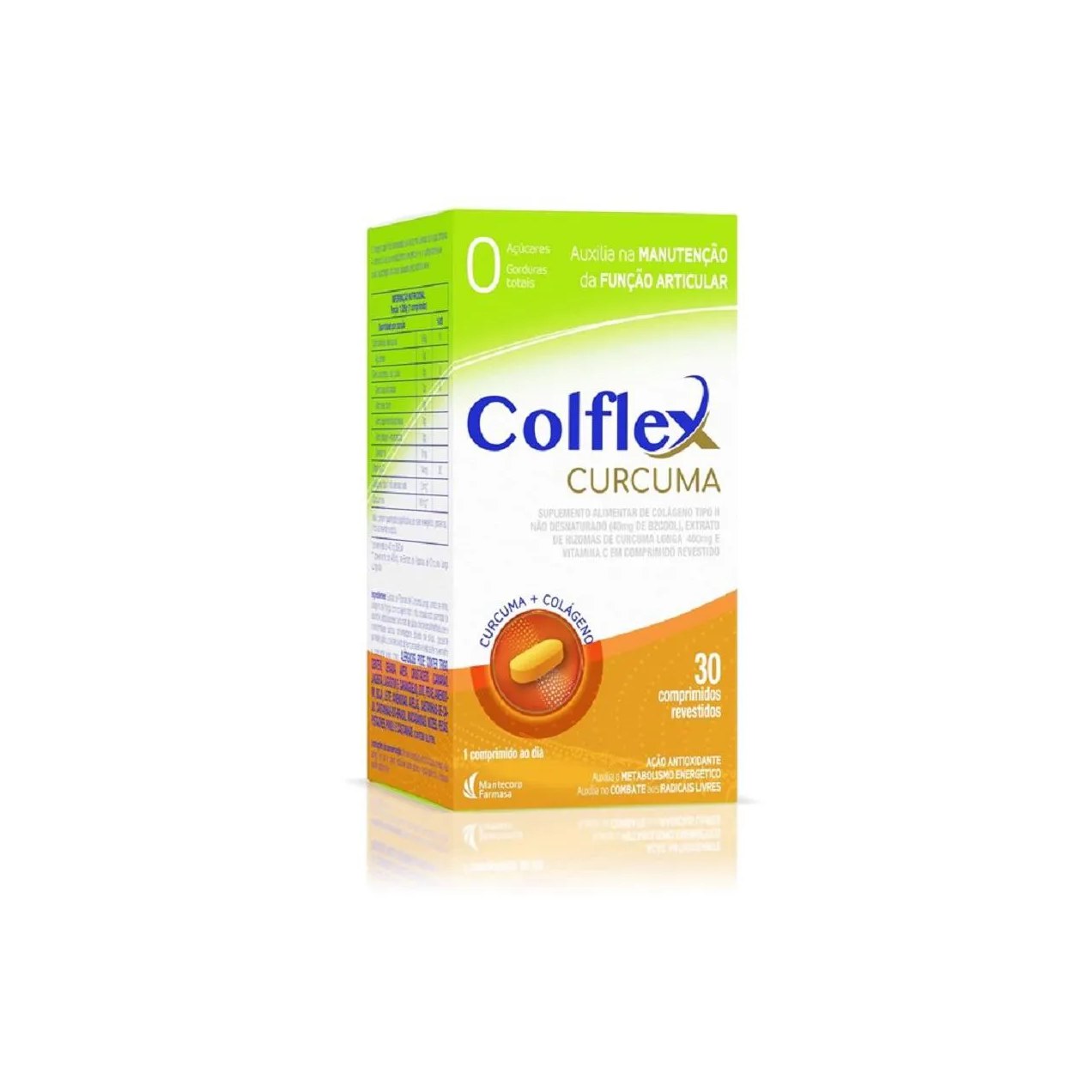 Suplemento Alimentar Colflex Curcuma 30 comprimidos